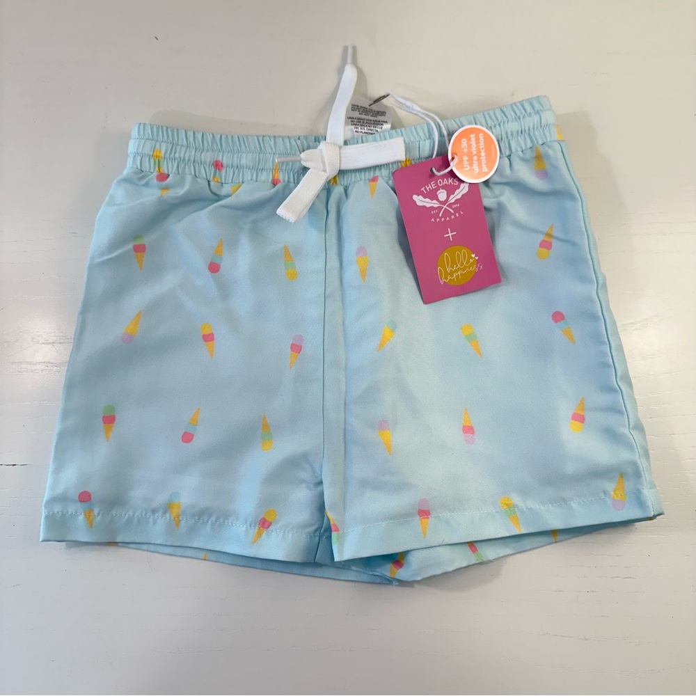 NWT Oaks Apparel Ice Cream Party Swim Trunks 6
